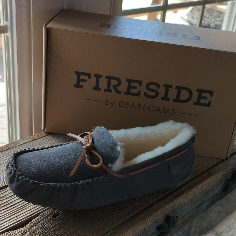 Men's Dearfoams "Fireside" Boater Moccasin 12